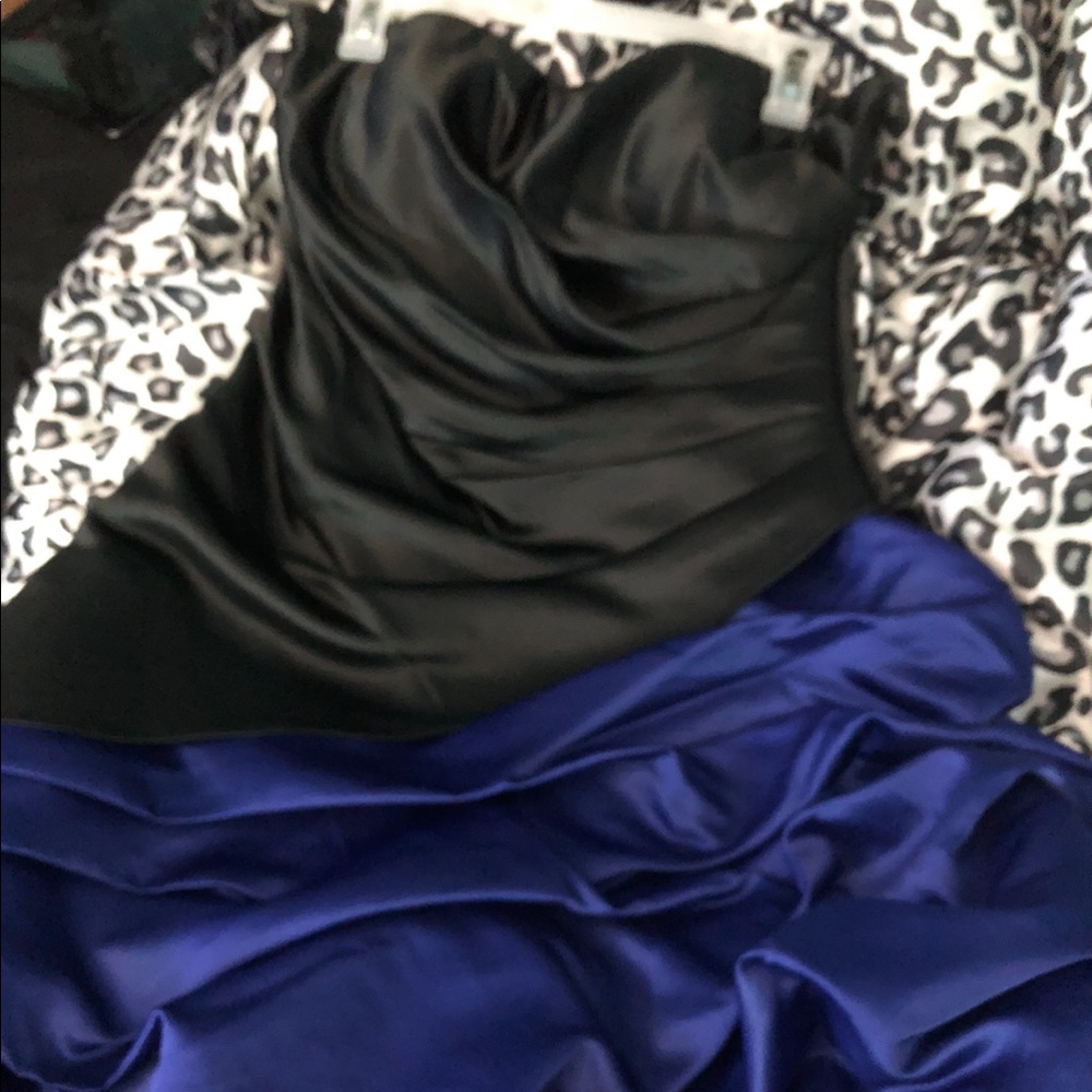 satin cocktail dress